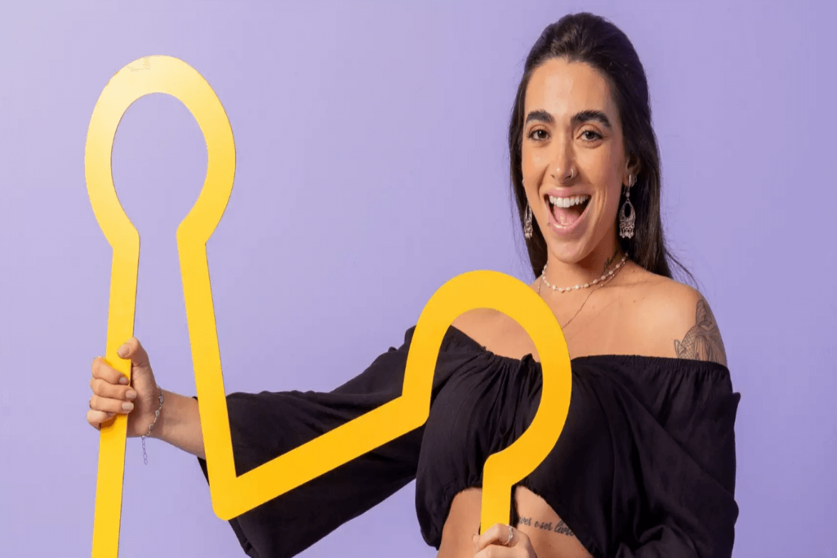 Giovanna é a líder da semana no BBB 24 (Imagem: Paulo Belote | TV Globo)