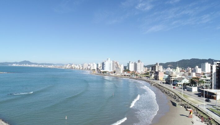 Praia de Gravatá, em Navegantes