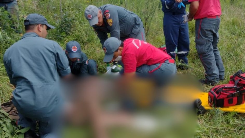 Homem desaparecido há cinco dias é encontrado ferido em plantação de maça em SC