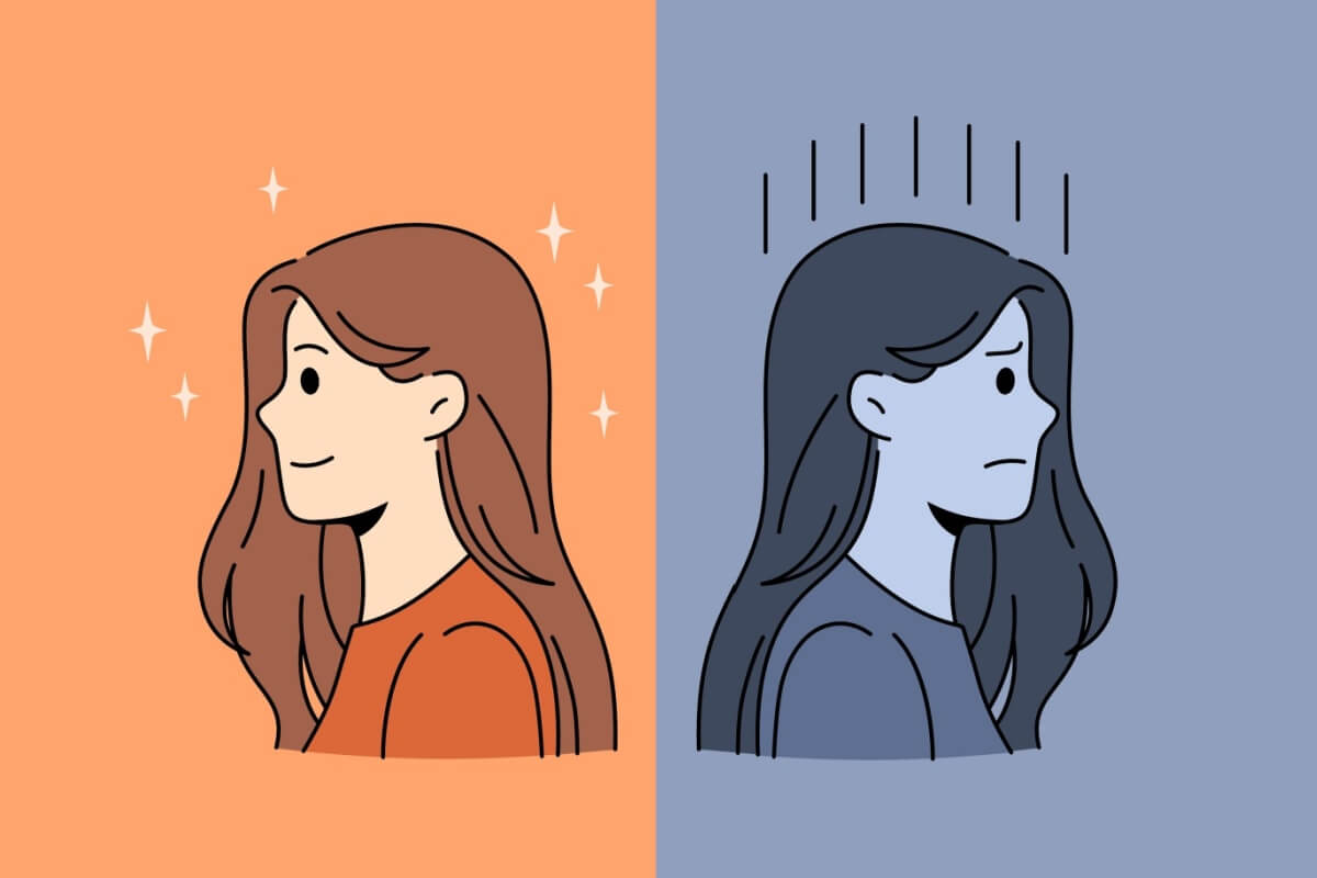 O transtorno bipolar pode ser confundido com outras condições psiquiátricas  (Imagem: Vectorium | Shutterstock)