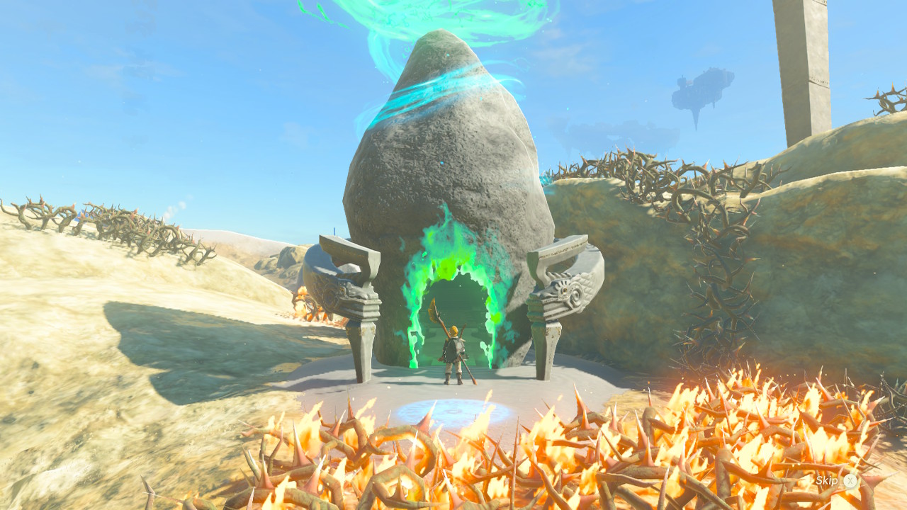 Link em Zelda Tears of the Kingdom