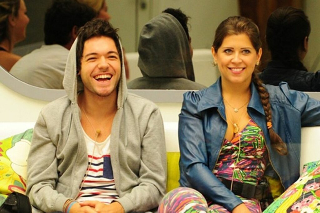 Andressa Ganacin e Nasser se casaram depois de oito anos de relacionamento (Imagem: Reprodução digital | TV Globo)
