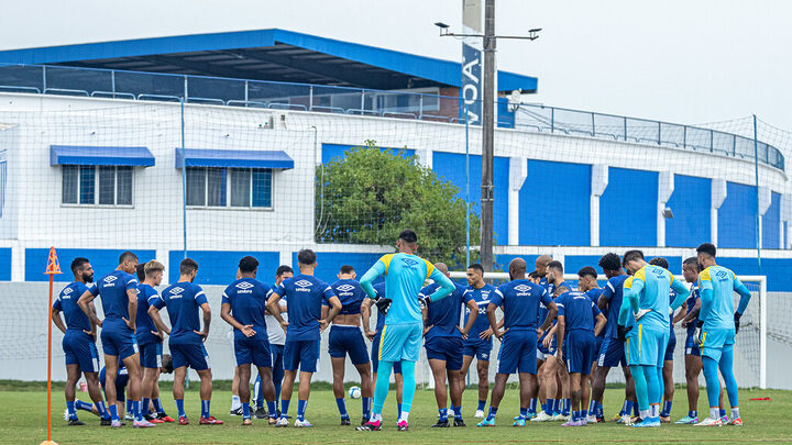 Avaí teve que explicar nesta quinta questão de salários atrasados na Ressacada (Foto: Leandro Boeira, Avaí FC)