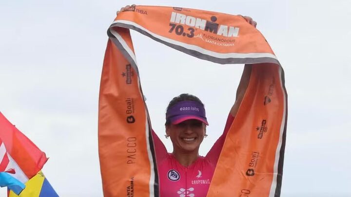 Campeã do Ironman (Foto: Fábio Falconi, Unlimited Sports)