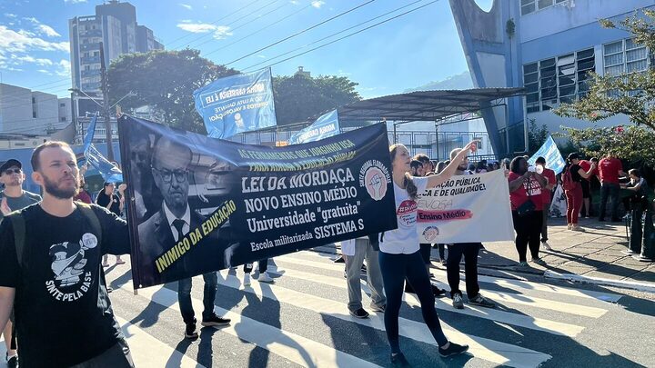 Greve dos professores em Santa Catarina (6)