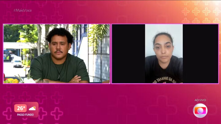 Lucas Buda fala pela primeira vez com ex-esposa após saída do BBB-24 ao vivo no Mais Você