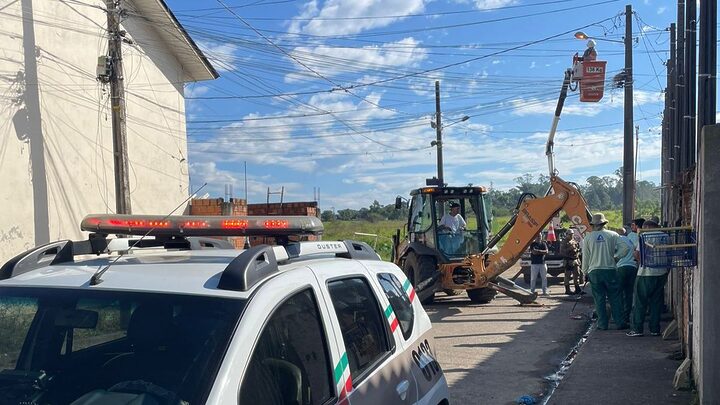 Operação contra gato em Criciúma