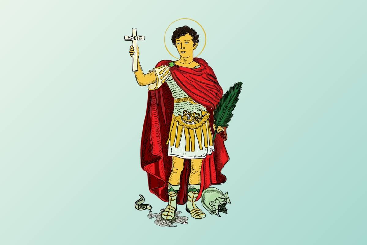 Santo Expedito é homenageado entre os fiéis por sua dedicação e força diante dos obstáculos (Imagem: Kartick dutta artist | Shutterstock)