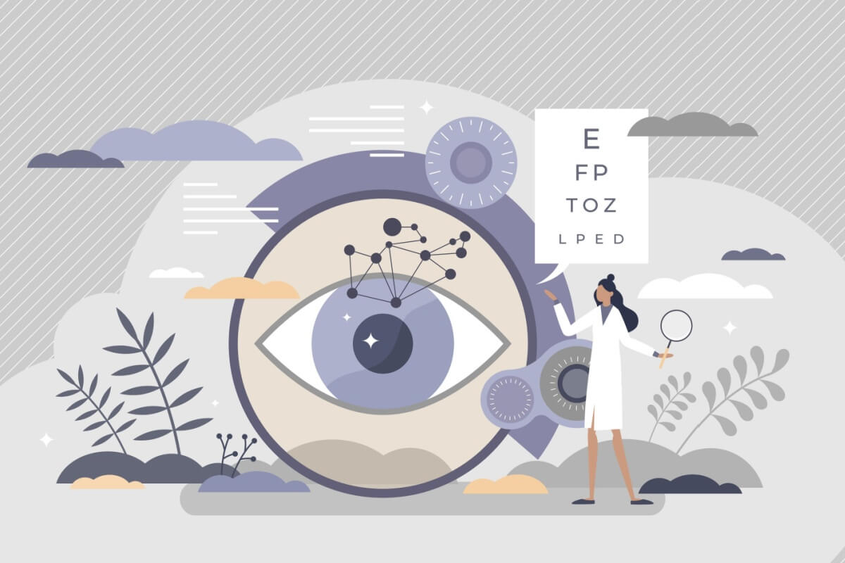 A prevenção da cegueira exige integração entre cuidados oftalmológicos e controle de doenças crônicas (Imagem: VectorMine | Shutterstock)