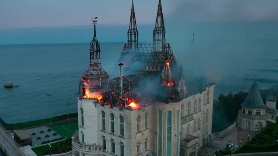 Castelo de Harry Potter” na Ucrânia é atingido por míssil russo