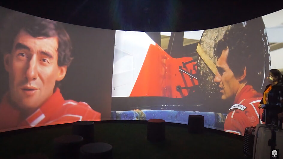Voz de Ayrton Senna é recriada por Inteligência Artificial em exposição