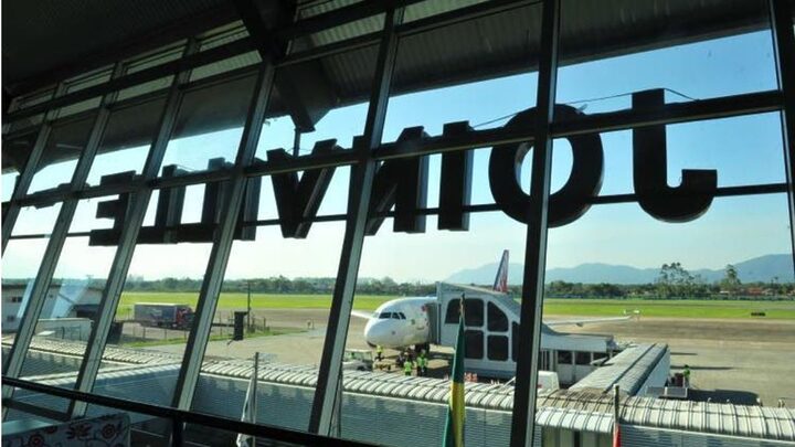 Aeroporto de Joinville prevê melhorias para aumentar capacidade ainda em 2024