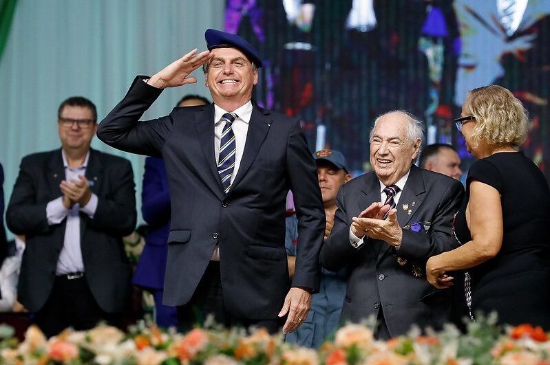 Bolsonaro no Congresso de Gideões