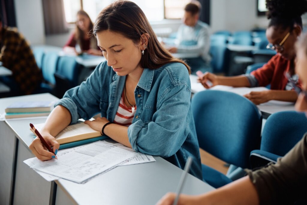 É importante implementar políticas escolares de bem-estar que aliviem a pressão acadêmica (Imagem: Drazen Zigic | Shutterstock)