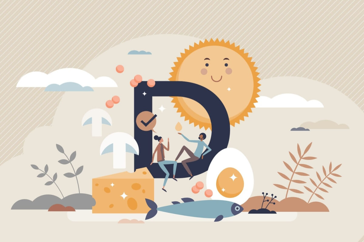 A vitamina D é um nutriente importante para o funcionamento do corpo (Imagem: VectorMine | Shutterstock)