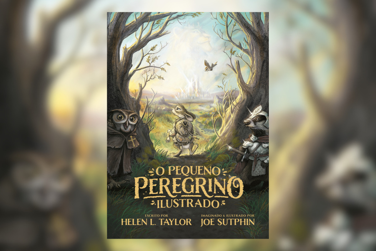 Capa do livro "O Pequeno Peregrino Ilustrado"