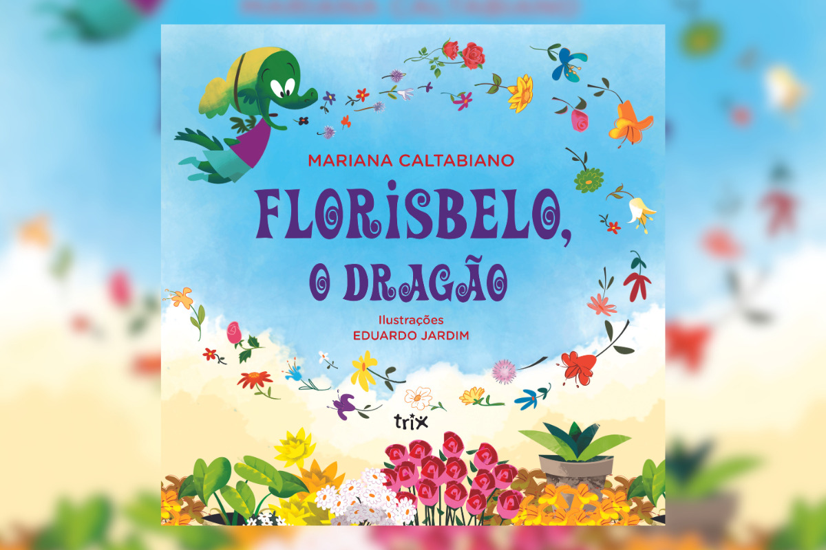 Capa do livro "Florisbelo, o dragão"
