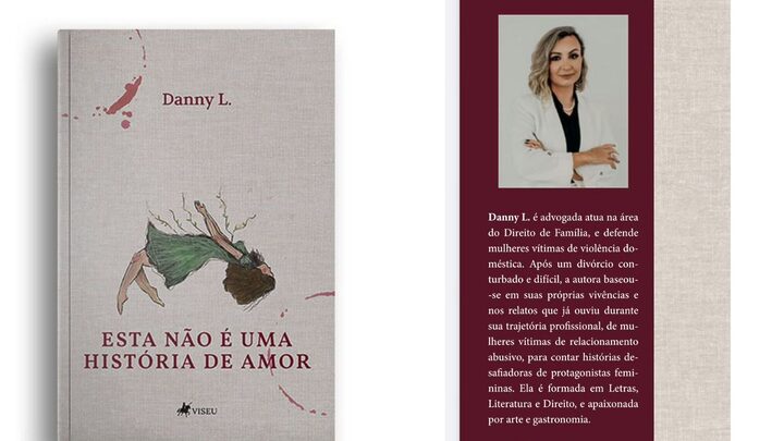 a advogada catarinense Danielle Leite escreveu o livro “Esta não é uma história de amor