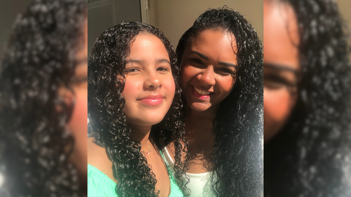 Aline e Maria Isabel
