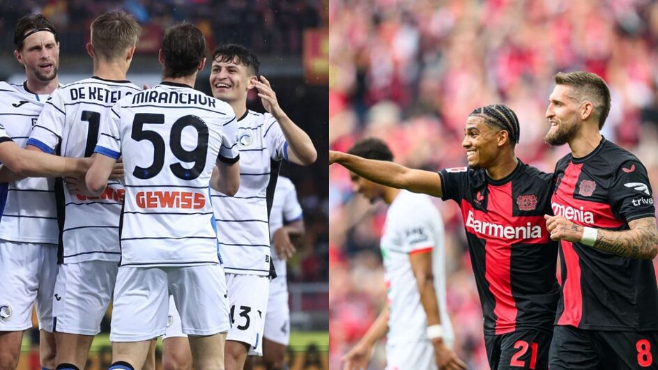 Atalanta x Bayer Leverkusen (Foto: Divulgação, Atalanta I Divulgação, Bayer Leverkusen)