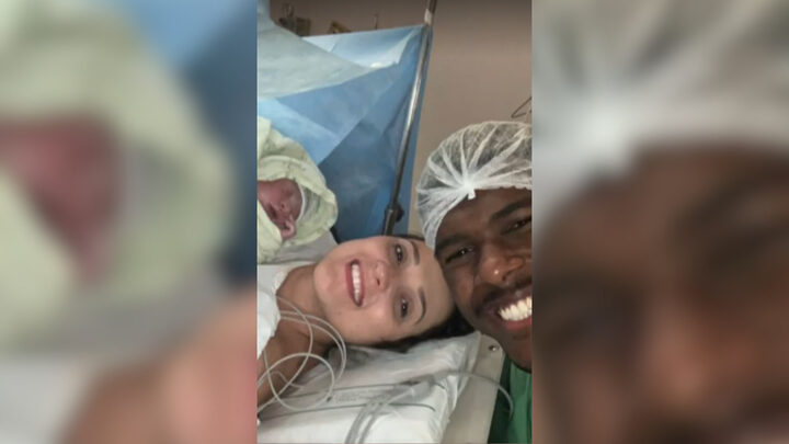 Bebê de três dias é acolhida por família de SC após ter casa destruída pelas enchentes do RS (1)