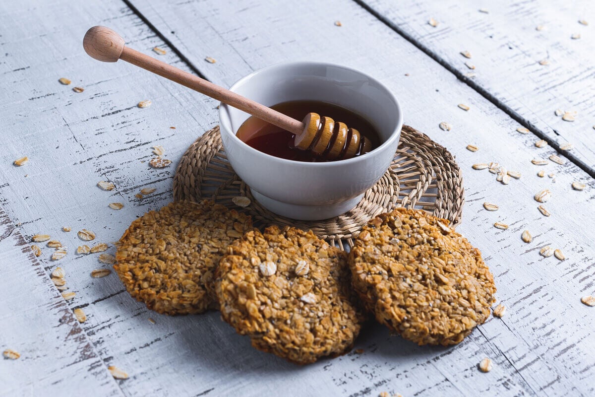 Cookie de banana, aveia e chia (Imagem: Liliya Kandrashevich 
| Shutterstock)