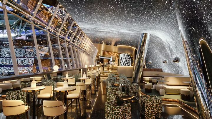 Camarote luxuoso no estádio do Real Madrid (Foto: Room 1804 Design, Reprodução)