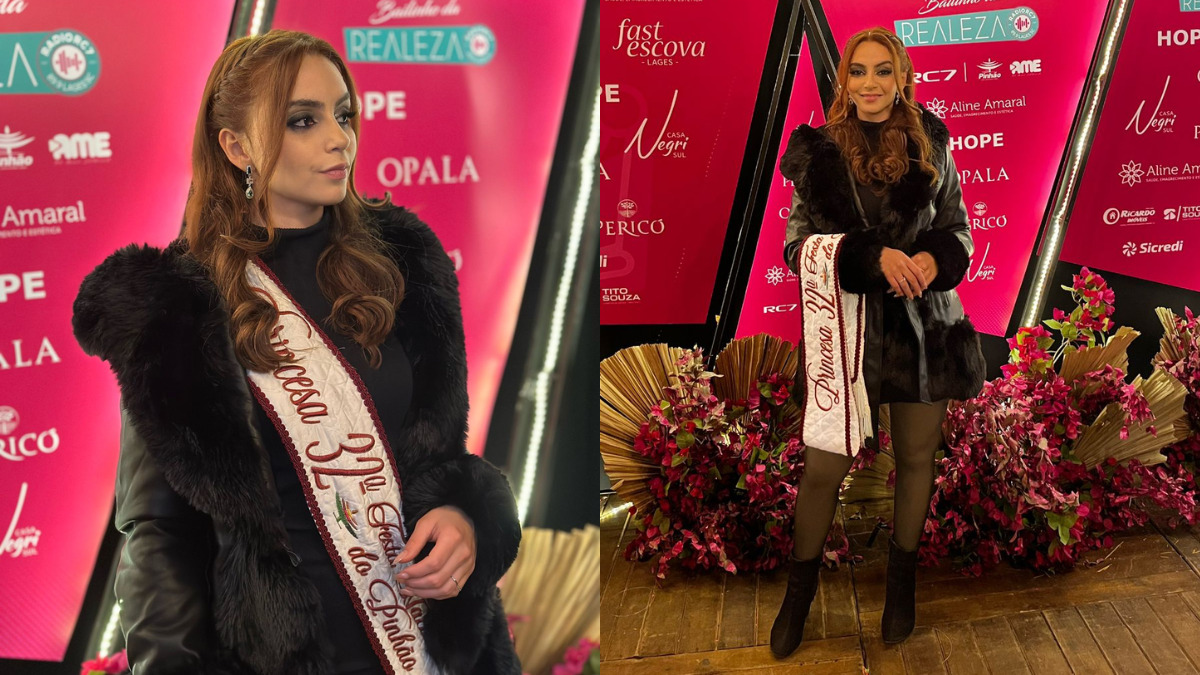 Desfile de looks e estilo na Festa Nacional do Pinhão