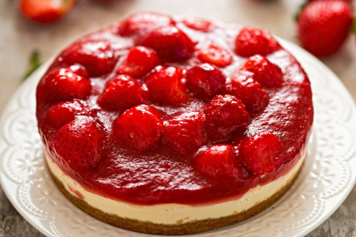 Cheesecake de morango (Imagem: Bartosz Luczak | Shutterstock)