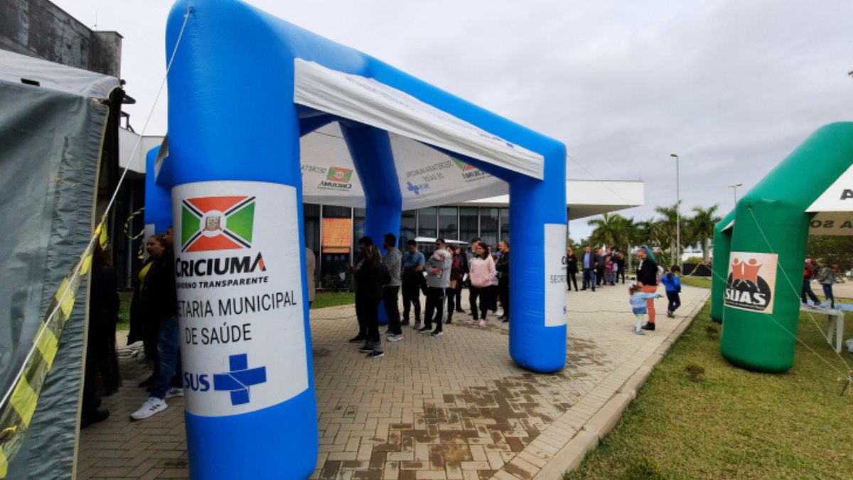 Vacinação em Criciúma acontece no Parques das cidades.
