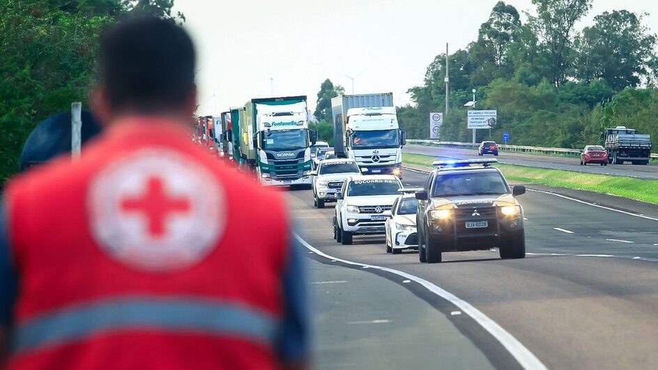 Cruz vermelha já arrecadou toneladas de doações em Criciúma