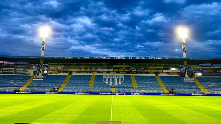Estádio da Ressacada, em Florianópolis (Foto: Leandro Beira, Avaí)