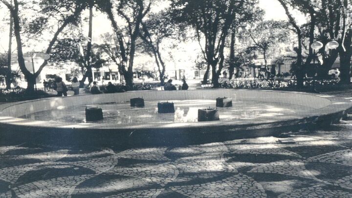 Praça Nereu Ramos em Criciúma no passado