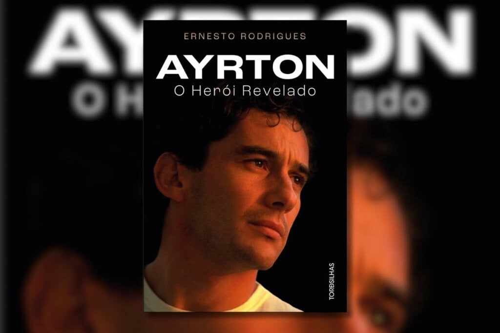 “Ayrton: o herói revelado” destaca a história do brasileiro das corridas de Fórmula 1 (Imagem: Divulgação | Editora Tordesilhas)