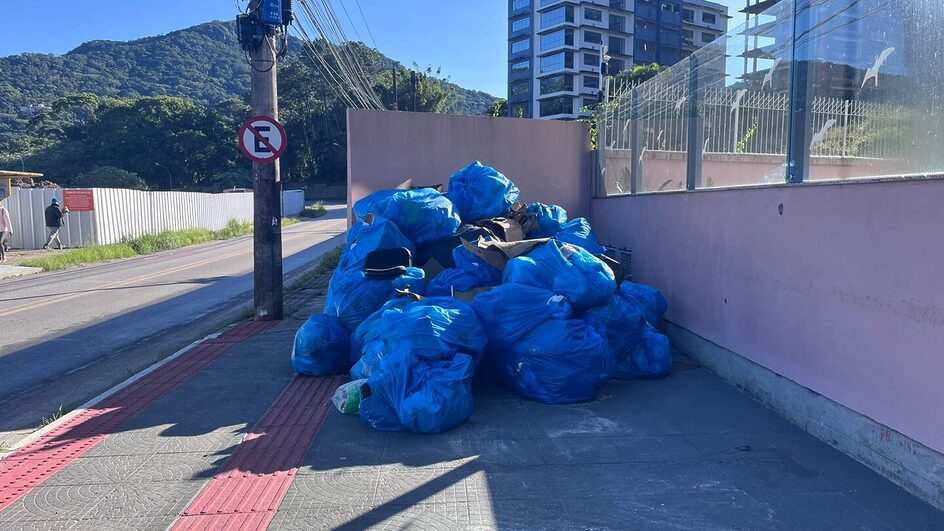 Lixo acumulado