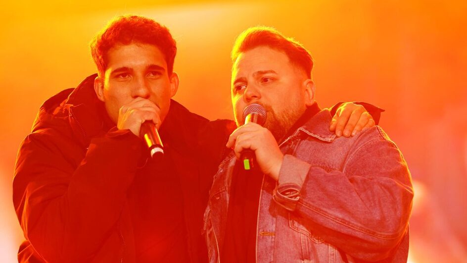 Lucas e Kadi são lançados na festa do pinhão