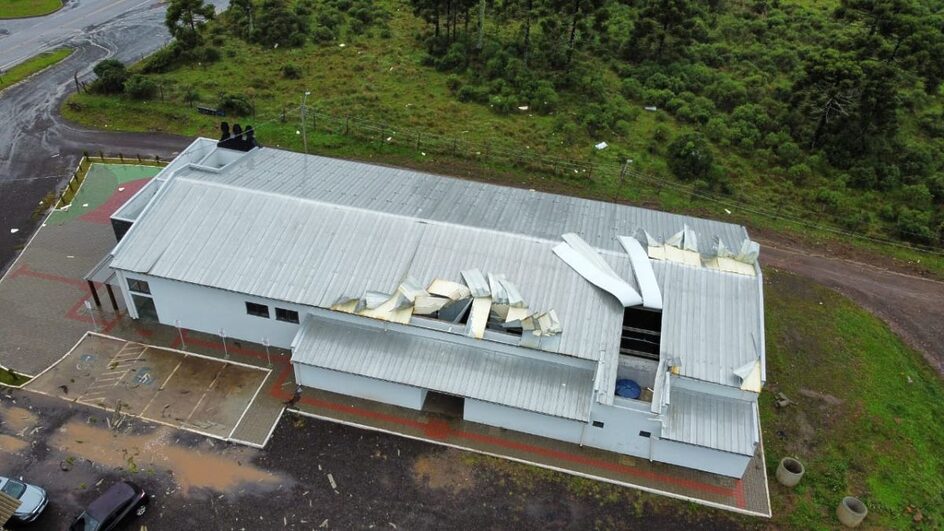 A Defesa Civil emitiu um alerta laranja para a região da Serra.