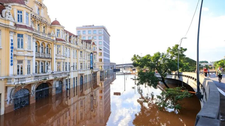 Nível do Guaíba volta a subir e se aproxima dos 4 metros; previsão é de mais chuva