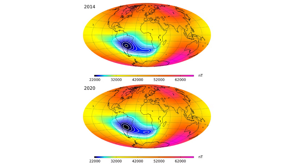 O que é a anomalia magnética sobre o Sul do Brasil, que chamou atenção da Nasa