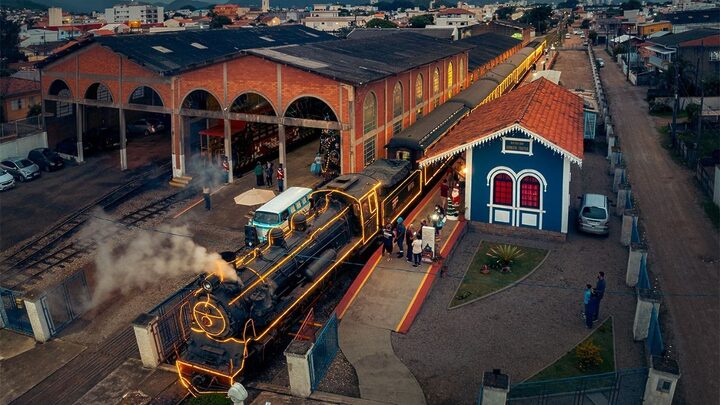 Locomotivas a vapor de Tubarão.
