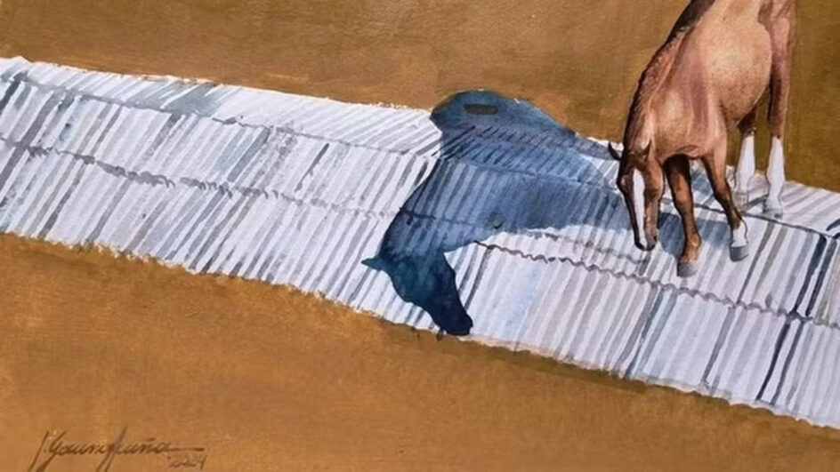 Quadro do cavalo “Caramelo” é leiloado por R$ 130 mil para ajudar RS