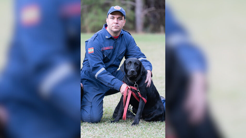 SC envia cães de busca para dar apoio às equipes de resgate no Rio Grande do Sul