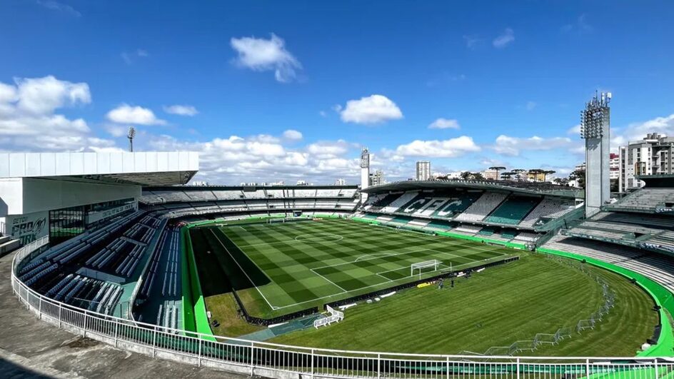 Jogos do Grêmio serão no Estádio Couto Pereira, em Curitiba (Foto: Coritiba, Divulgação)
