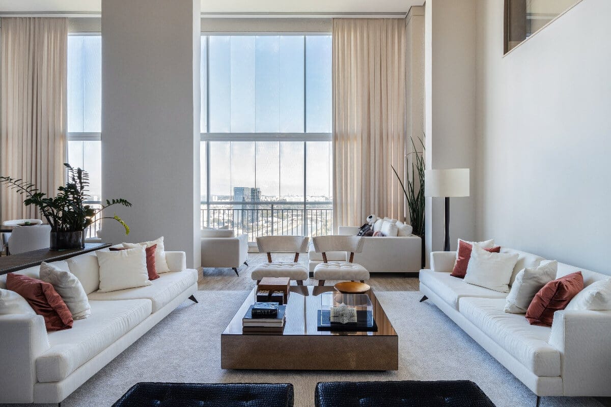 A arquitetura de interiores impacta profundamente o bem-estar emocional (Imagem: Maura Mello | Projeto: escritório Dantas & Passos Arquitetura)