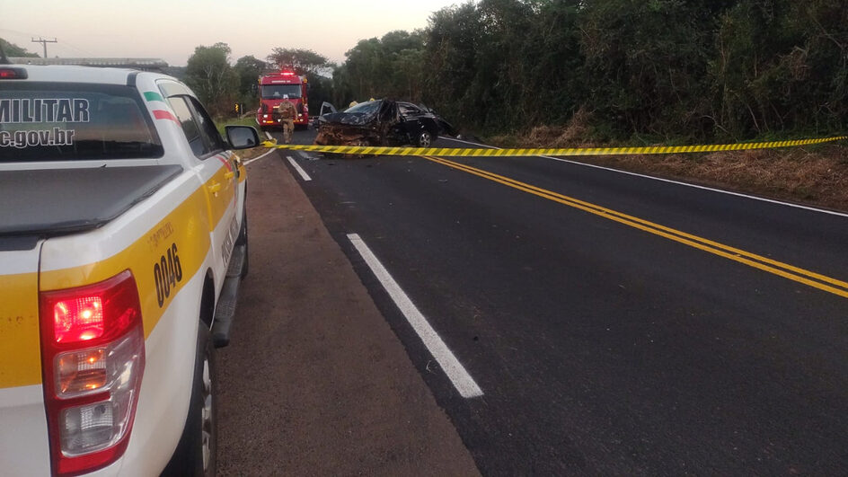 Bebê de 4 meses morre em grave acidente no Oeste de SC
