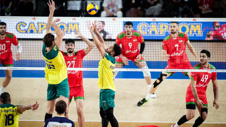 Brasil passa pelo Irã e vence a quarta seguida na Liga das Nações de Vôlei Masculino