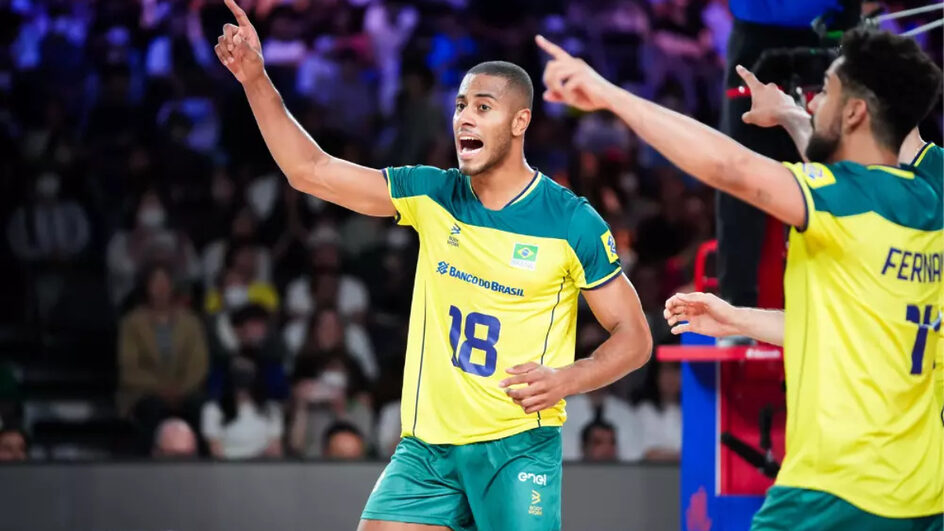 Brasil x Eslovênia na Liga das Nações de Vôlei Masculino Onde assistir e horário