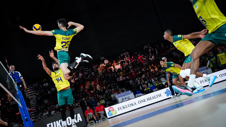 Brasil x França pela Liga das Nações de Vôlei Masculino Onde assistir e horário