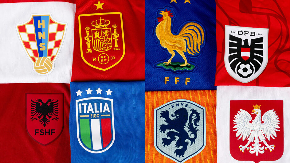 Camisas Seleções Eurocopa
