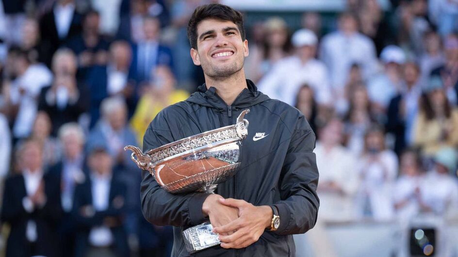 Carlos Alcaraz fatura Roland Garros (Foto: Peter Staples, ATP Tour)